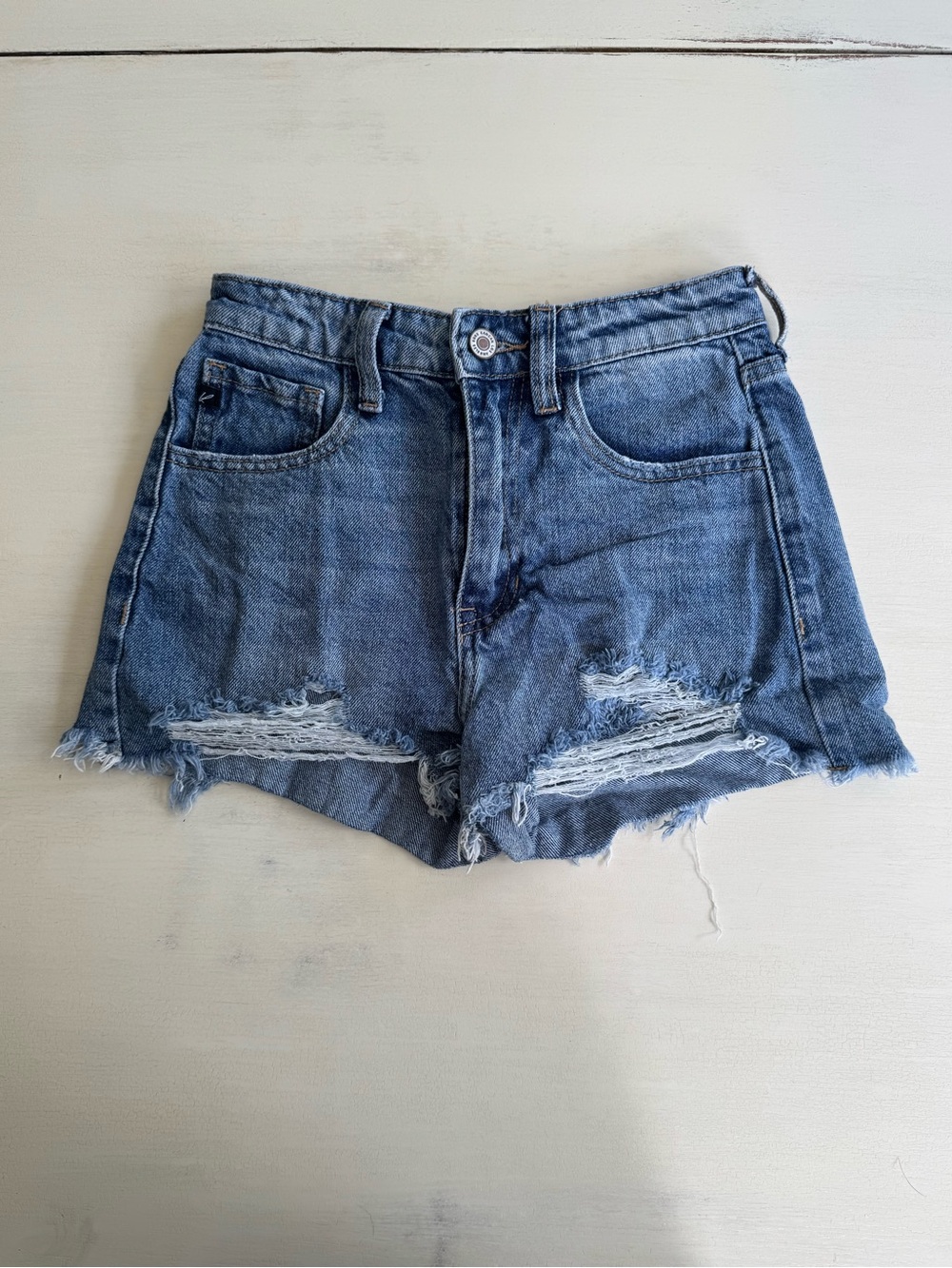 Blue Denim Shorts